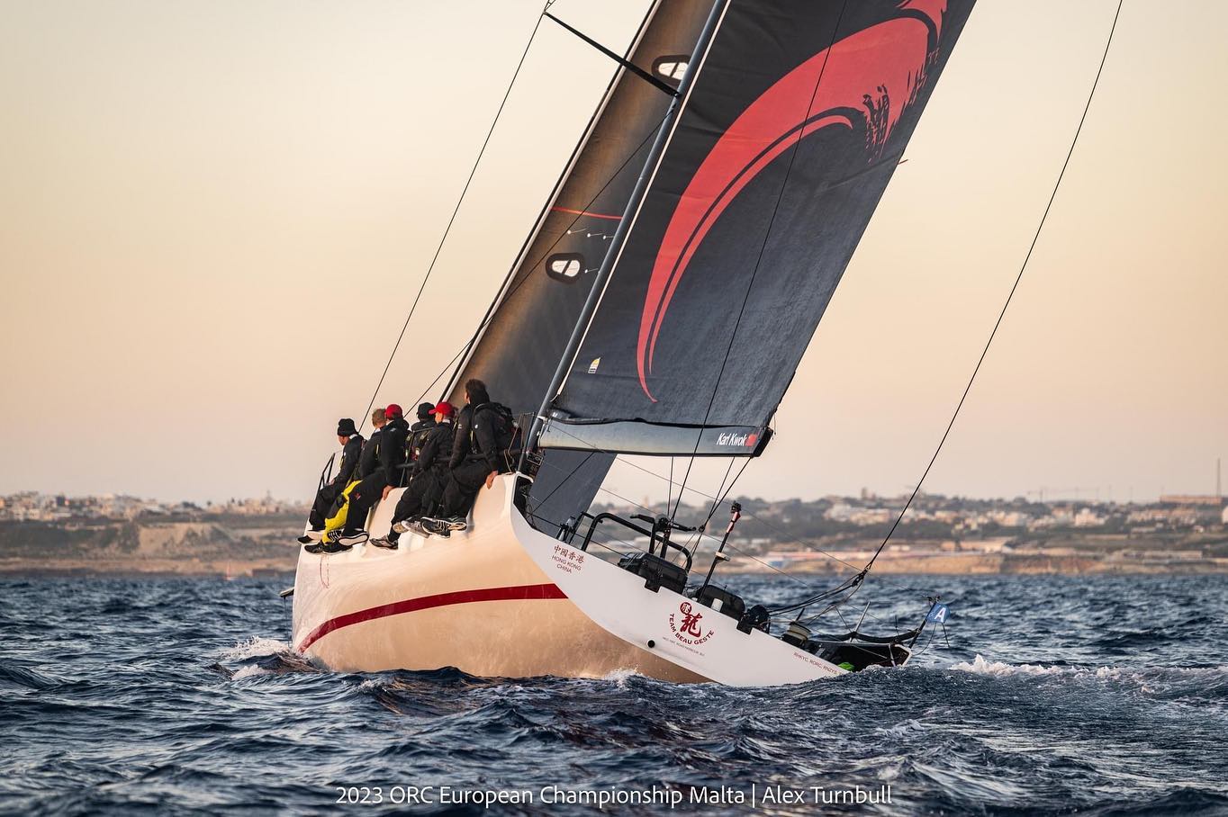 Beau Geste TP52 sailing